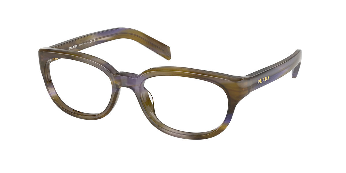 Prada PR D03VU 23G1O1 Women's Eyeglasses Tortoiseshell Size 54 (Frame Only) - Blue Light Block Available