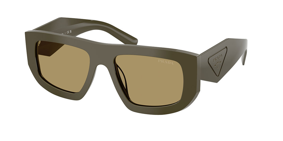 Prada PR D04SU 26J70G Women's Sunglasses Green Size 53