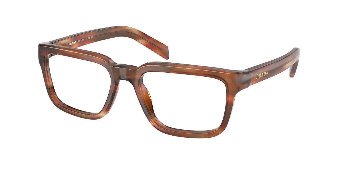 Prada PR D04V 24G1O1 Women's Eyeglasses Tortoiseshell Size 52 (Frame Only) - Blue Light Block Available