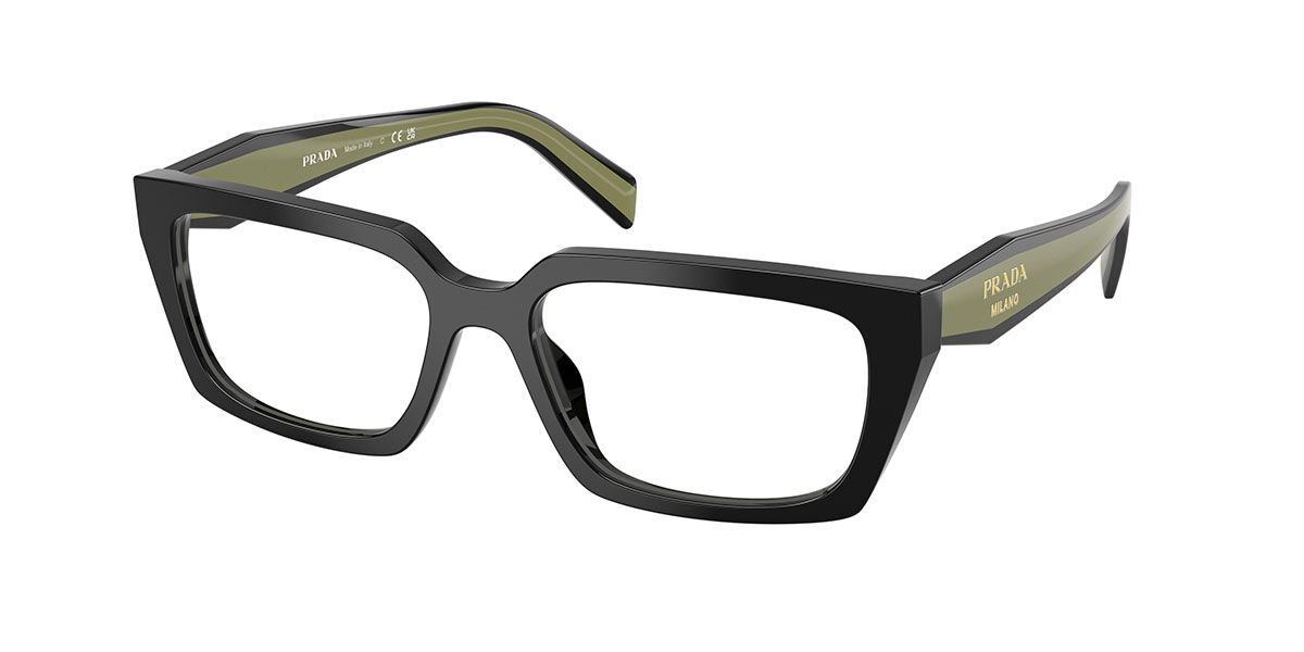 Prada PR D05V 03K1O1 Women's Eyeglasses Black Size 53 (Frame Only) - Blue Light Block Available