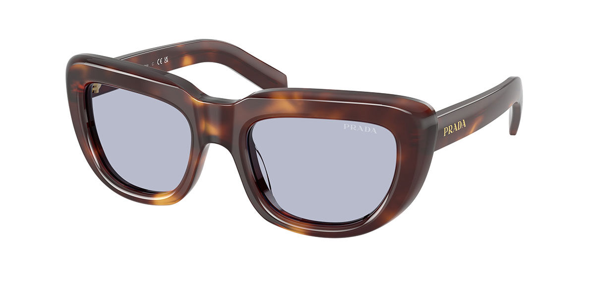 Prada PR D07S 15W30X Women's Sunglasses Tortoiseshell Size 53