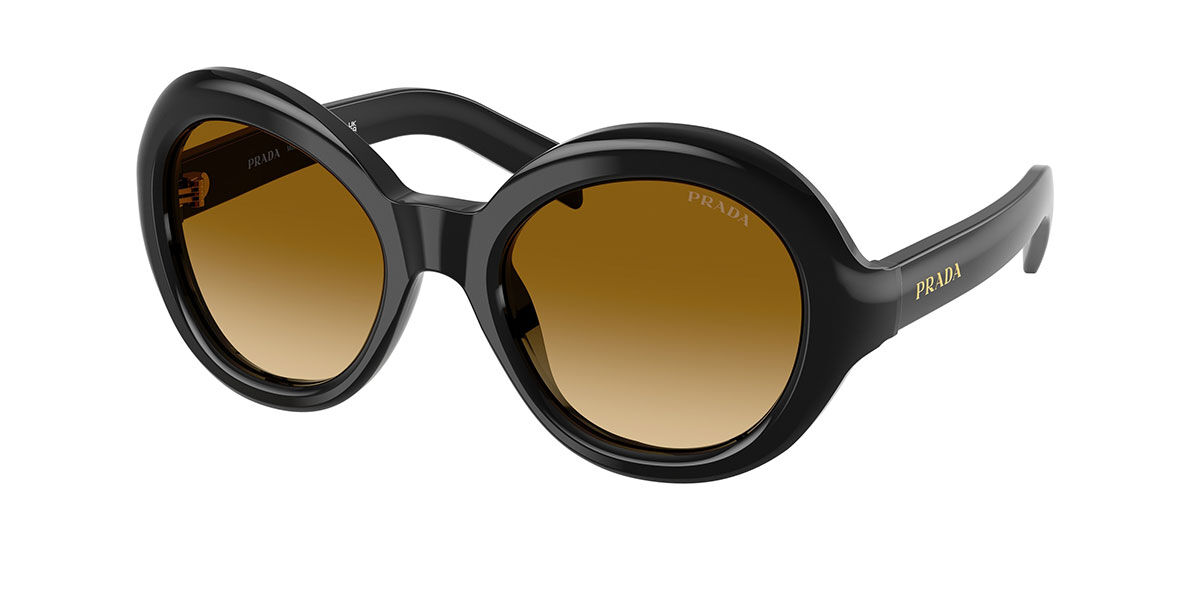 Prada PR D08SU 16K10X Women's Sunglasses Black Size 53