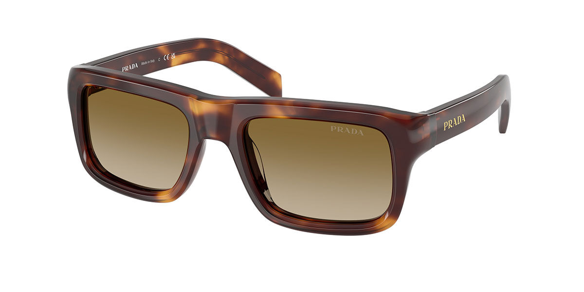 Prada PR D11S 15W20U Men's Sunglasses Tortoiseshell Size 54