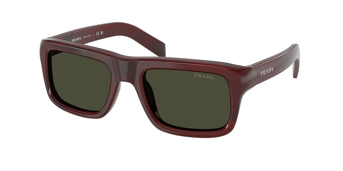 Prada PR D11S 25J50X Men's Sunglasses Burgundy Size 54