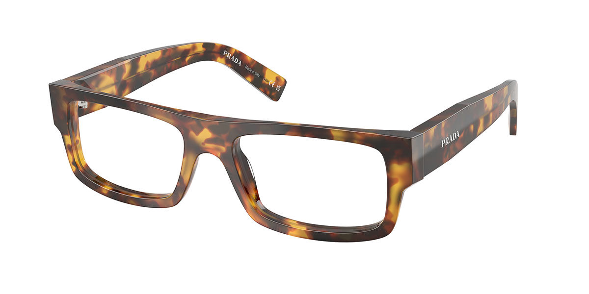Prada PR D06V 14L1O1 Men's Eyeglasses Tortoiseshell Size 53 (Frame Only) - Blue Light Block Available