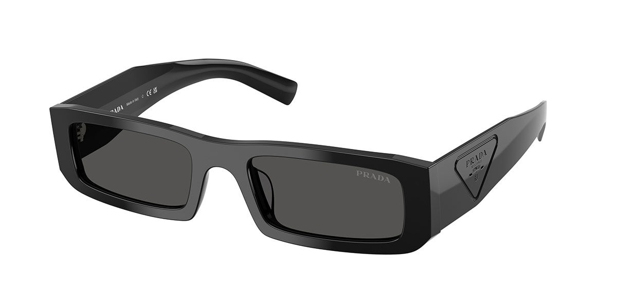 Prada PR D09SD Asian Fit 16K08Z Men's Sunglasses Black Size 54