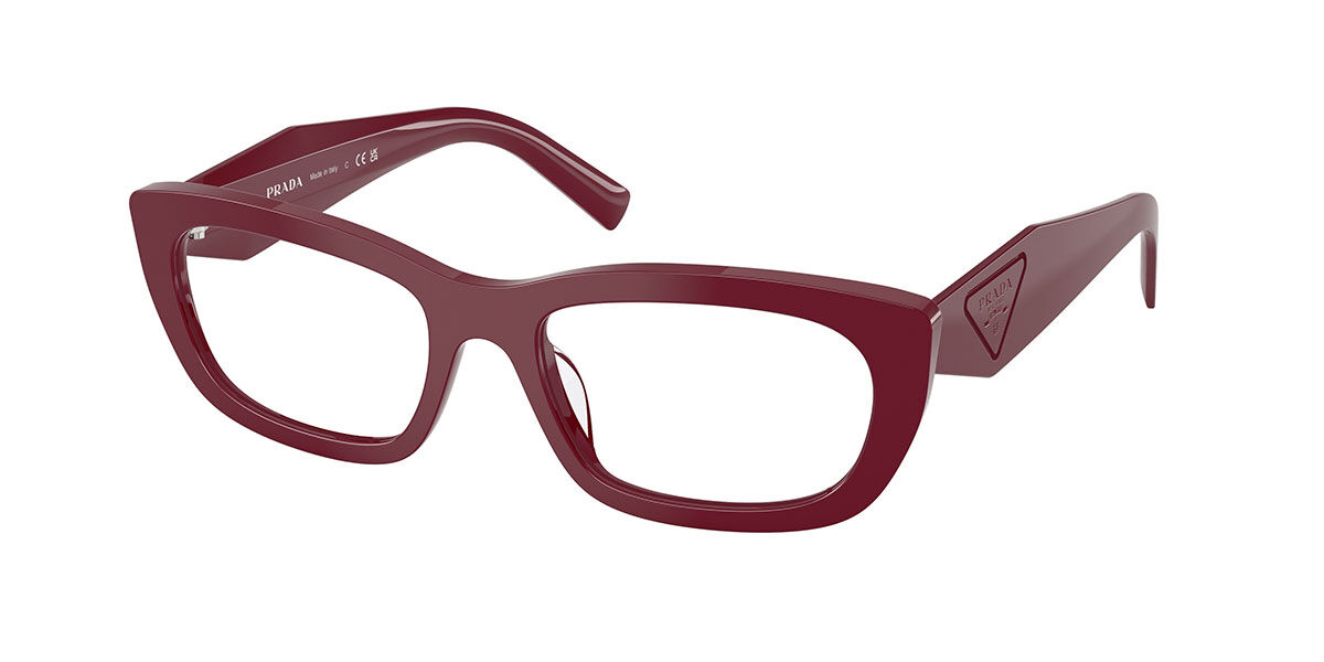 Prada PR D09V 23L1O1 Women's Eyeglasses Red Size 52 (Frame Only) - Blue Light Block Available