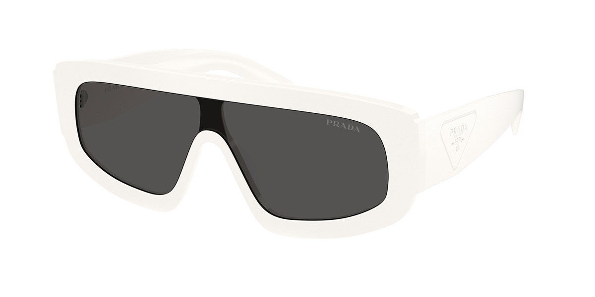 Prada PR D10S 17K08Z Men's Sunglasses White Size 124