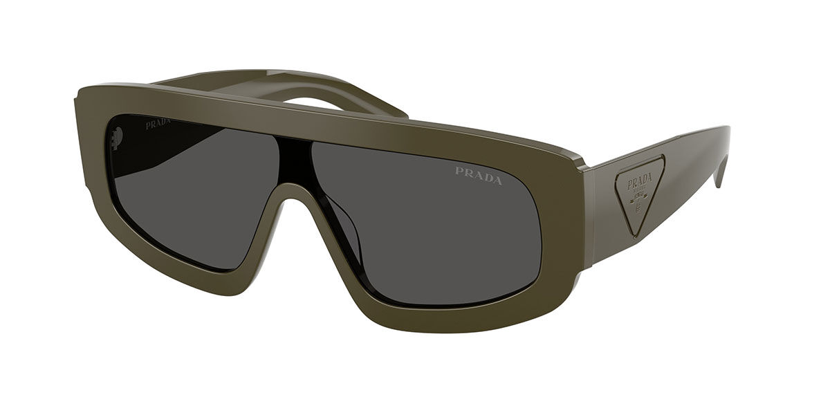 Prada PR D10S 26J70G Men's Sunglasses Green Size 124