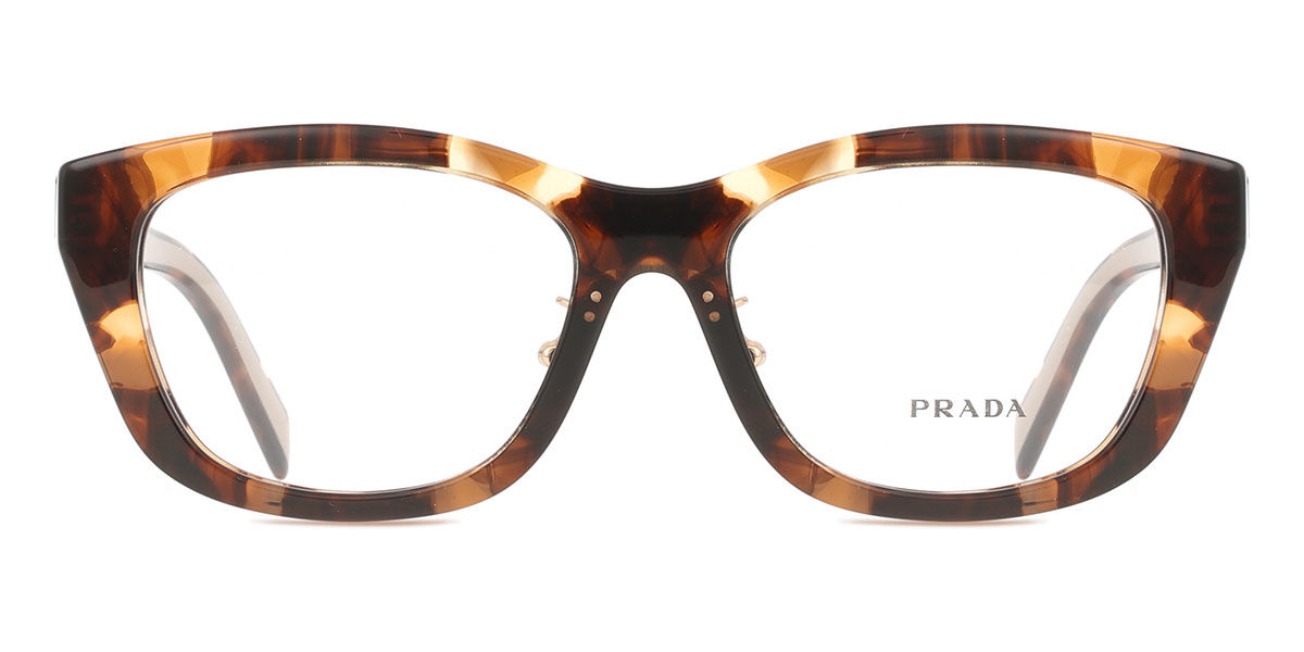 Prada PR D11VD Asian Fit 00K1O1 Women's Eyeglasses Tortoiseshell Size 53 (Frame Only) - Blue Light Block Available