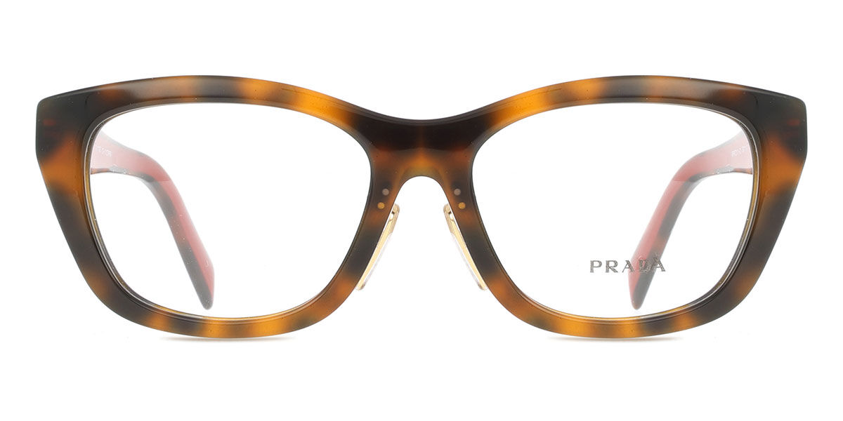 Prada PR D11VD Asian Fit 01K1O1 Women's Eyeglasses Tortoiseshell Size 53 (Frame Only) - Blue Light Block Available