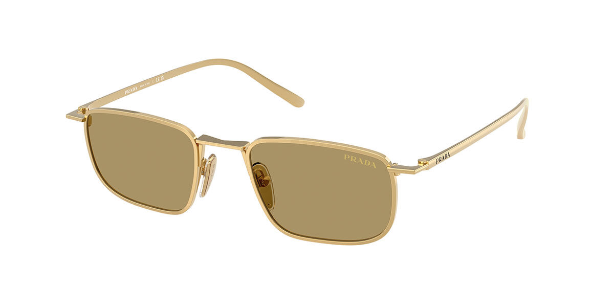 Prada PR D52S 5AK70G, Gold frame, Olive Green lenses