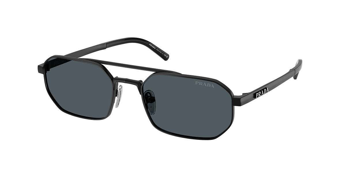 Prada PR D53S 7AB70B, Black frame, Dark Grey lenses