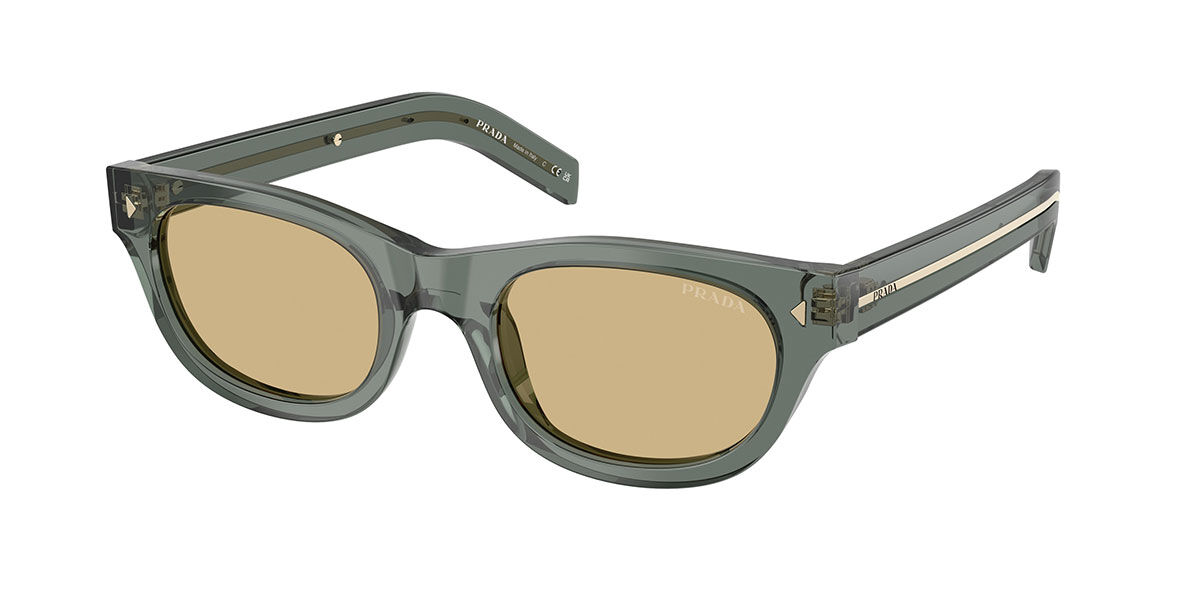 Prada PR C09SF Asian Fit 21J70R, Grey frame, Light Brown lenses