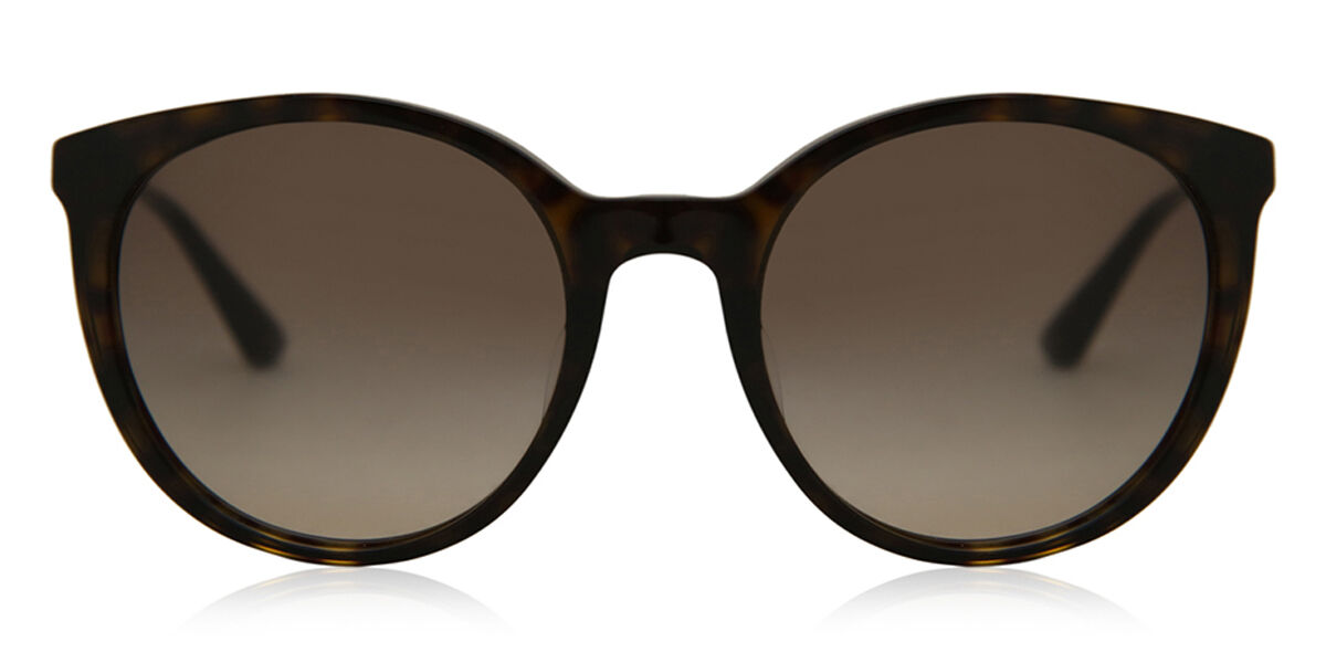 Prada PR 17SSF CINEMA Asian Fit 2AU3D0, Tortoiseshell frame, Brown lenses