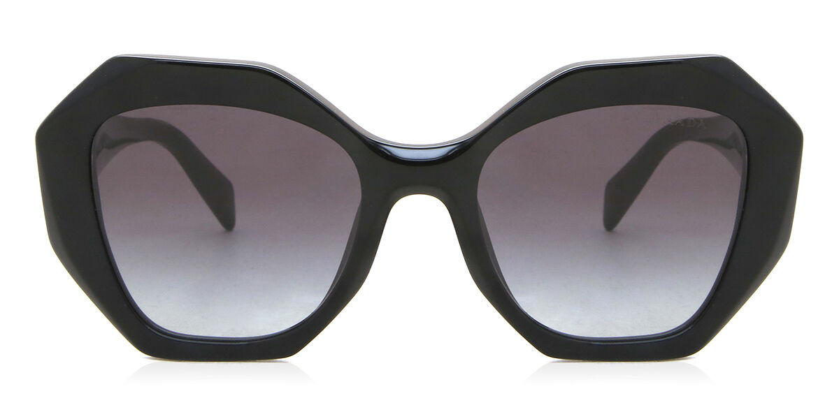 Prada PR 16WS Symbole 1AB5D1, Black frame, Gradient Grey lenses