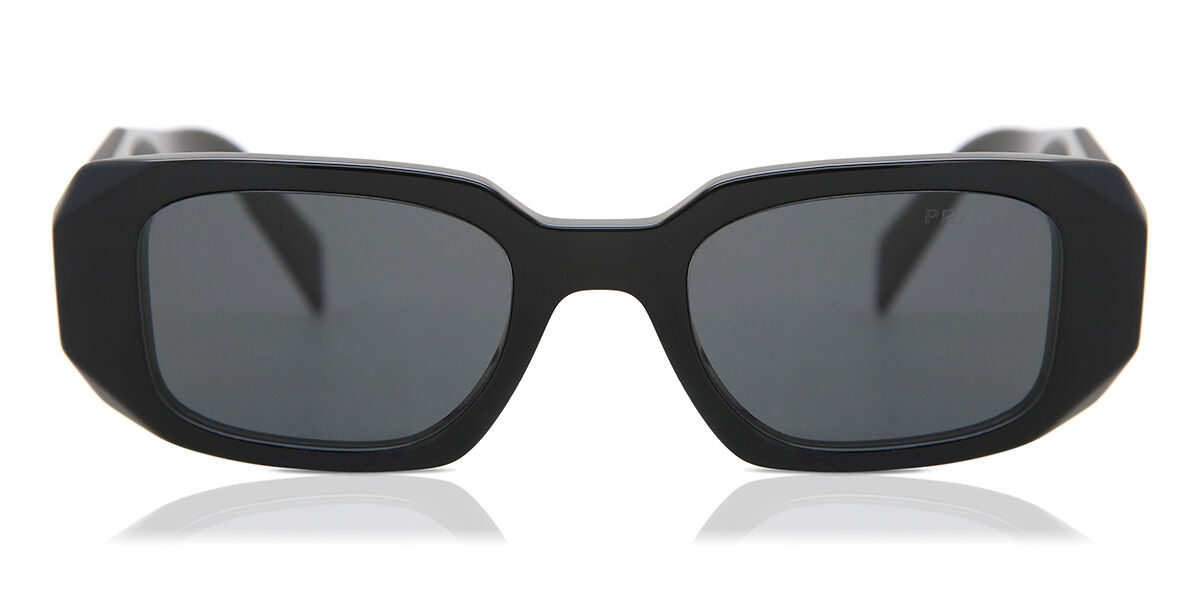 Prada PR 17WS Symbole 1AB5S0, Black frame, Grey lenses