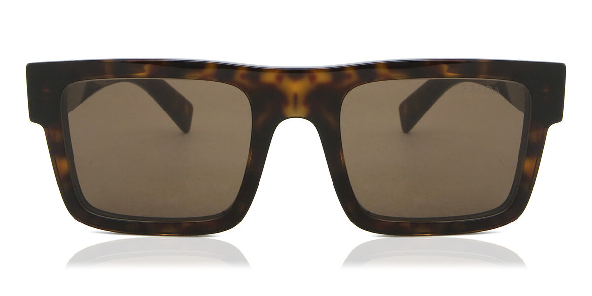 Prada PR 19WS 2AU8C1, Tortoiseshell frame, Dark Brown lenses