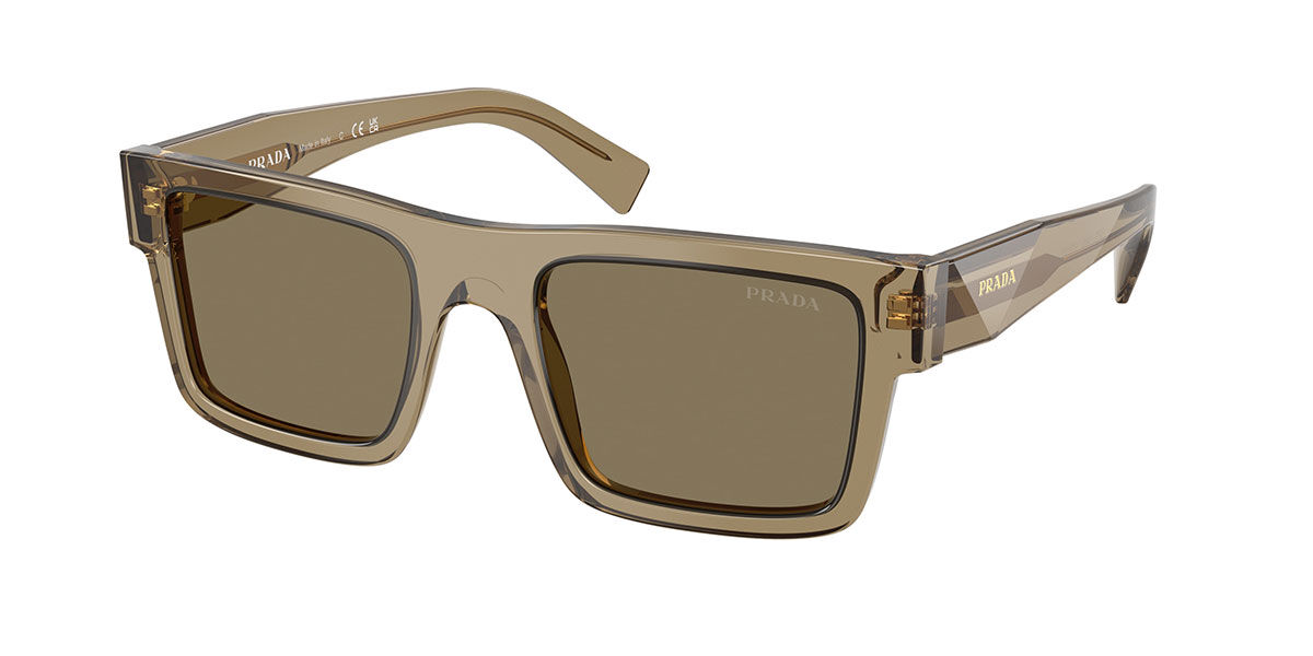 Prada PR 19WS 29E90F, Brown frame, Organic Earth Brown lenses