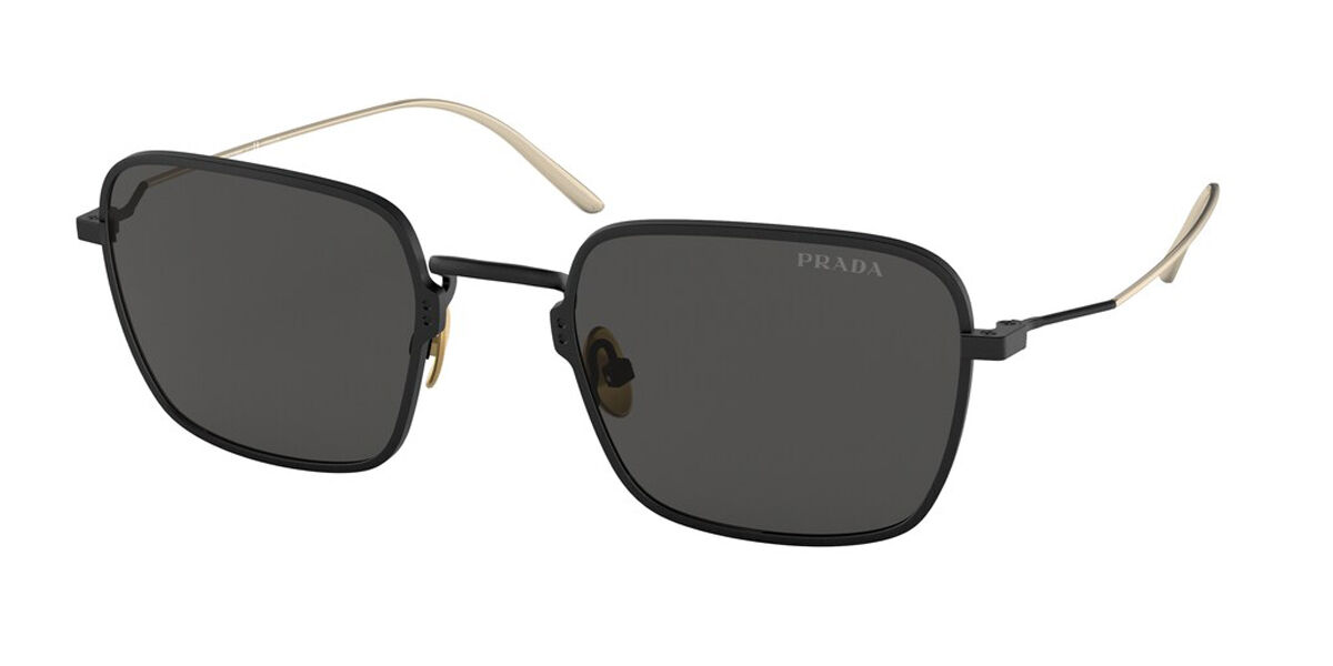 Prada PR 54WS 04Q5S0, Black frame, Grey lenses