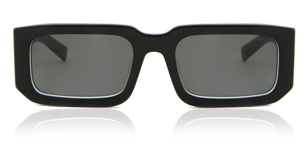 Prada PR 06YSF Asian Fit 09Q5S0, Black frame, Grey lenses