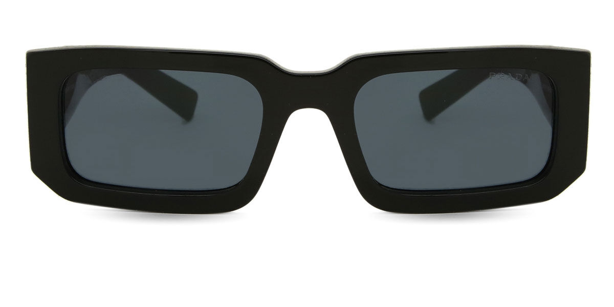 Prada PR 06YS 16K2K1, Black frame, Dark Grey lenses