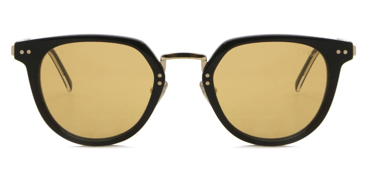 Prada PR 17YS AAV07M, Black frame, Yellow lenses