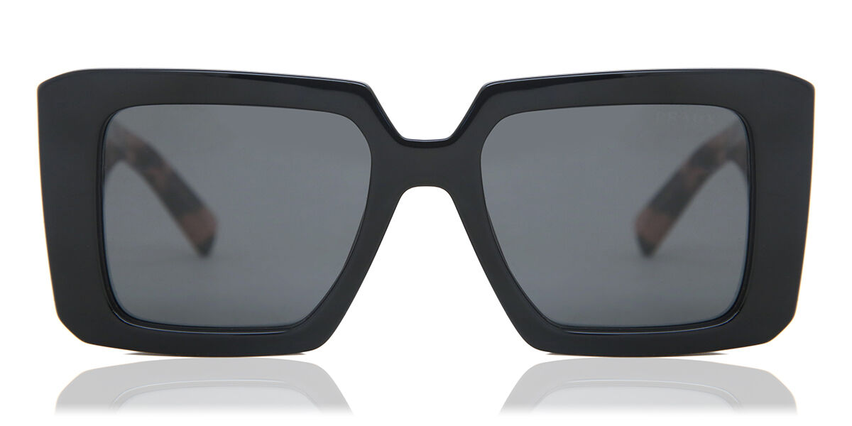 Prada PR 23YS 1AB5S0, Black frame, Grey lenses
