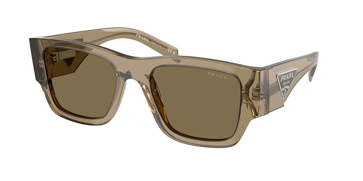 Prada PR 10ZS 22H90F, Brown frame, Light Brown lenses