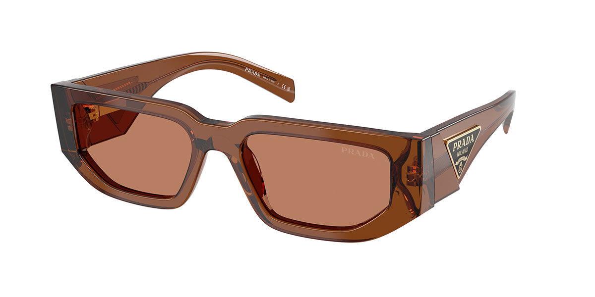 Prada PR 09ZS 20H90Q, Brown frame, Brown lenses