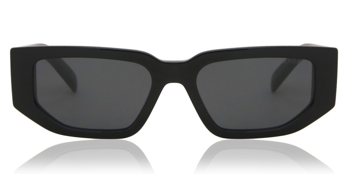 Prada PR 09ZS 1AB5S0, Black frame, Grey lenses