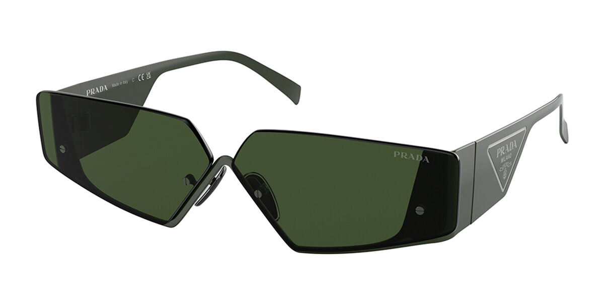 Prada PR 58ZS Asian Fit 13H02V, Green frame, Green lenses