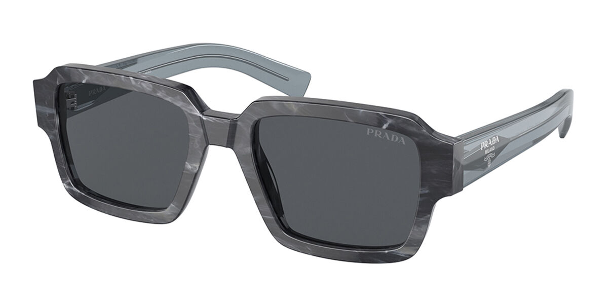 Prada PR 02ZSF Asian Fit 13F07T, Grey frame, Grey lenses