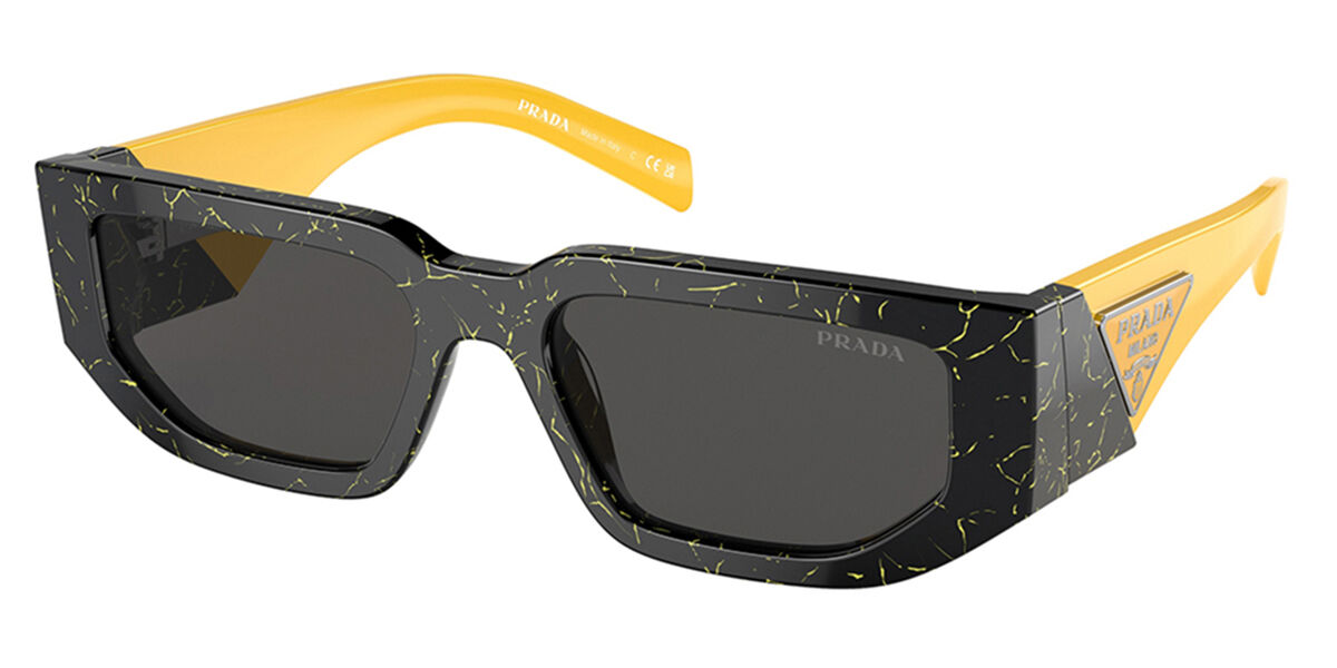 Prada PR 09ZSF Asian Fit 19D5S0, Black frame, Grey lenses