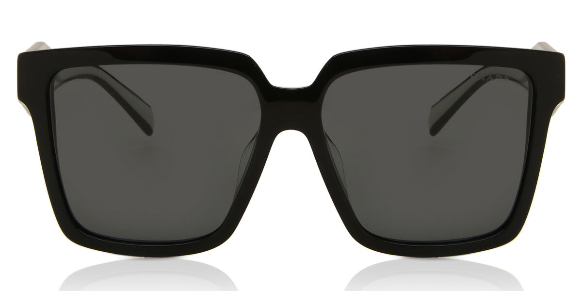 Prada PR 24ZSF Asian Fit 1AB5S0, Black frame, Grey lenses