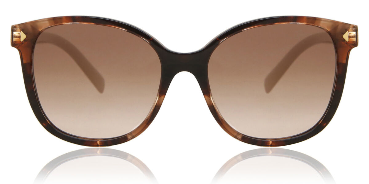 Prada PR 22ZS 07R0A6, Tortoiseshell frame, Gradient Brown lenses