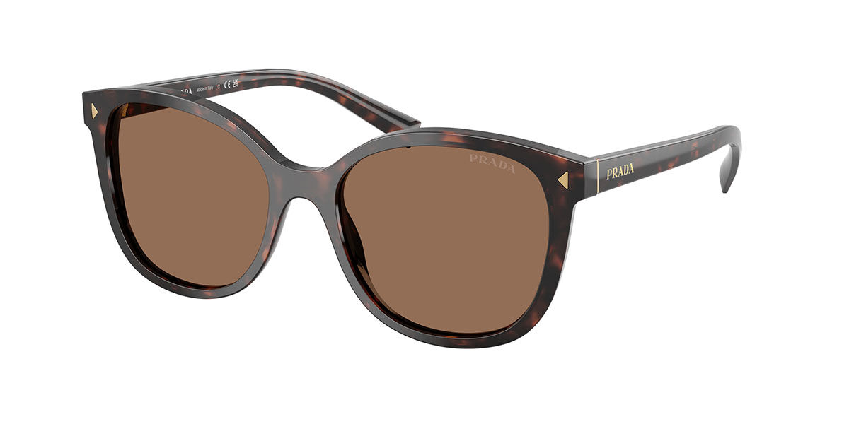 Prada PR 22ZS 17N06B, Tortoiseshell frame, Dark Brown lenses