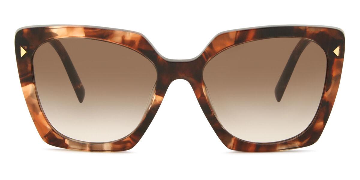 Prada PR 23ZS 07R0A6, Tortoiseshell frame, Brown lenses