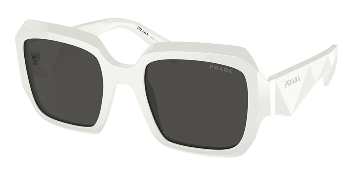 Prada PR 28ZS 17K08Z, White frame, Grey lenses