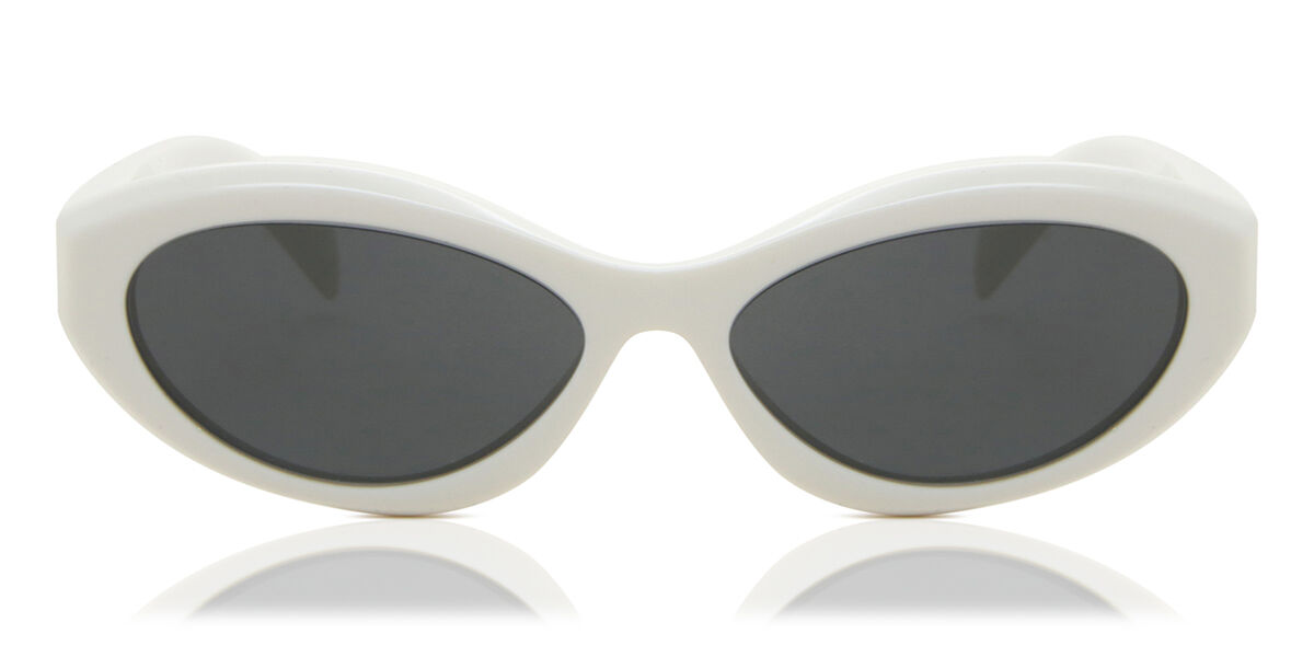 Prada PR 26ZS 17K08Z, White frame, Grey lenses