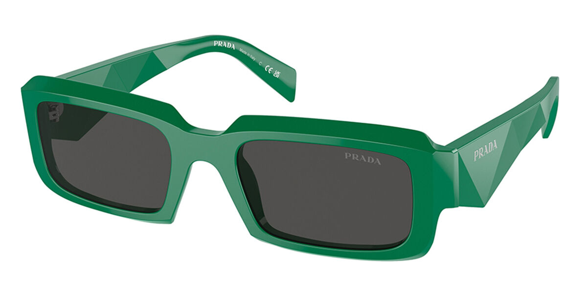 Prada PR 27ZSF Asian Fit 11L08Z, Green frame, Grey lenses