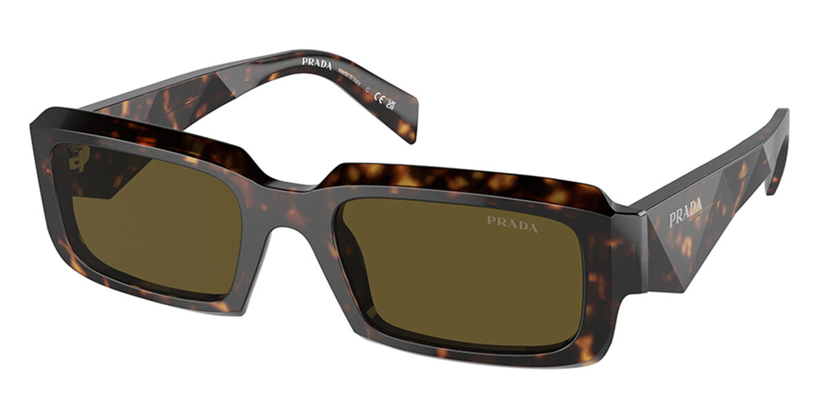 Prada PR 27ZSF Asian Fit 19J09Z, Tortoiseshell frame, Brown lenses