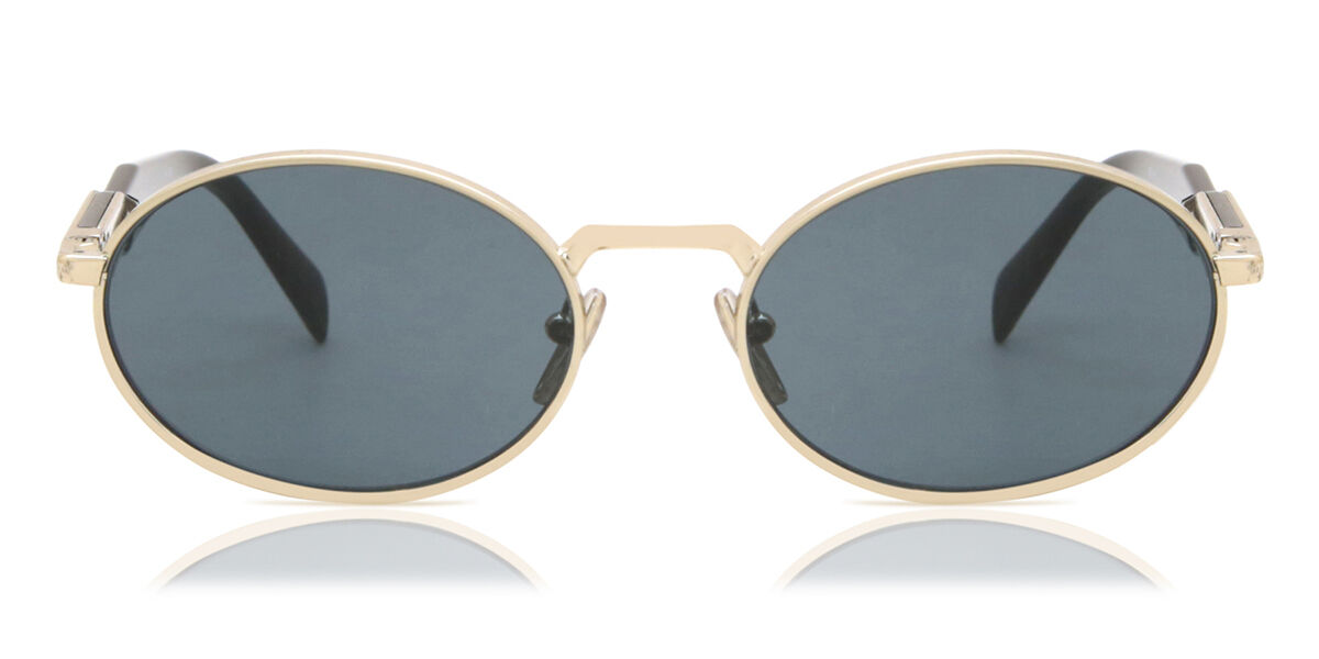 Prada PR 65ZS ZVN09T, Gold frame, Grey lenses