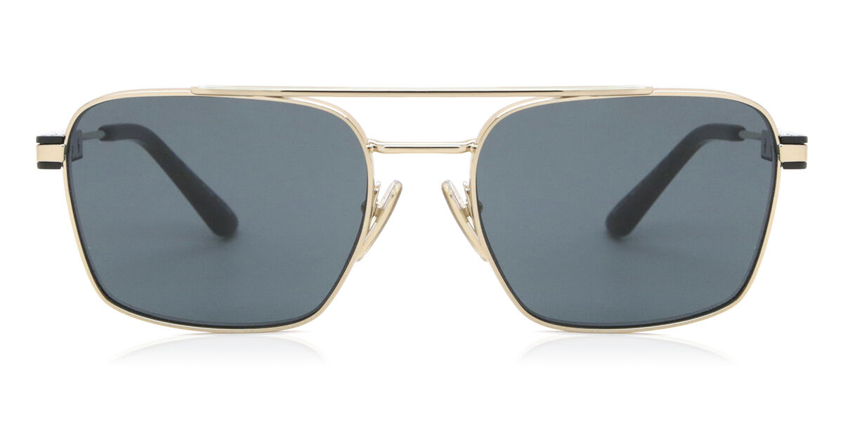 Prada PR 67ZS ZVN09T, Gold frame, Grey lenses