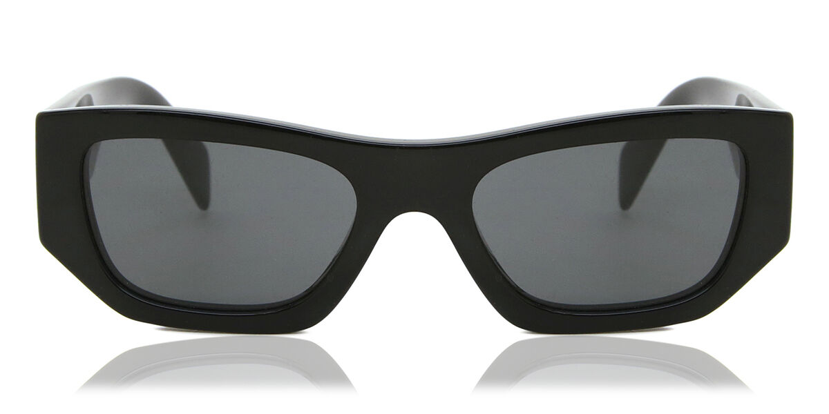 Prada PR A01S 16K08Z, Black frame, Dark Grey lenses