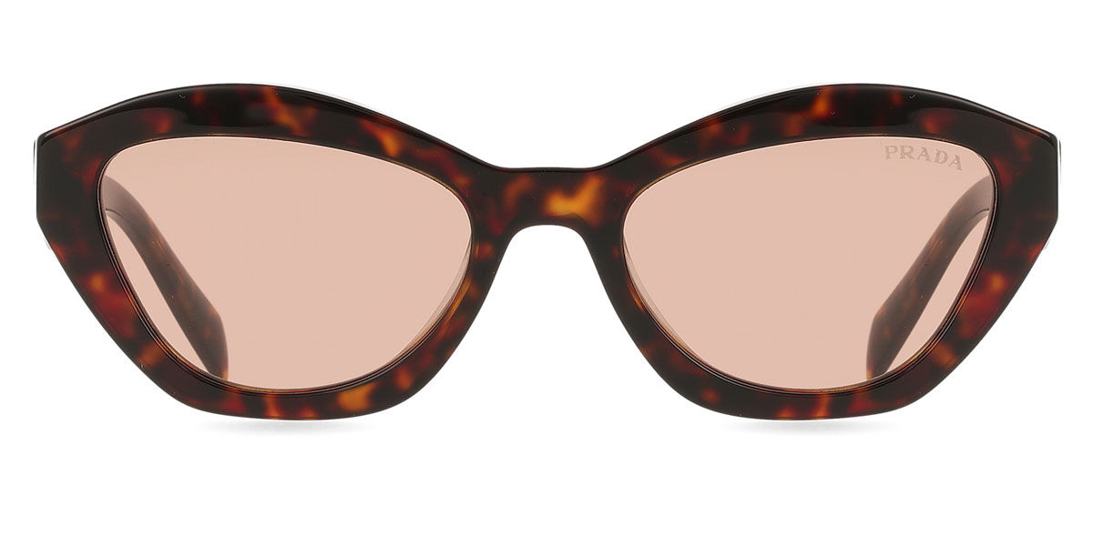 Prada PR A02S 17N60B, Tortoiseshell frame, Light Brown lenses