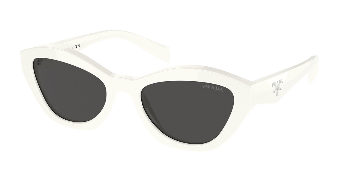 Prada PR A02S 17K08Z, White frame, Dark Grey lenses