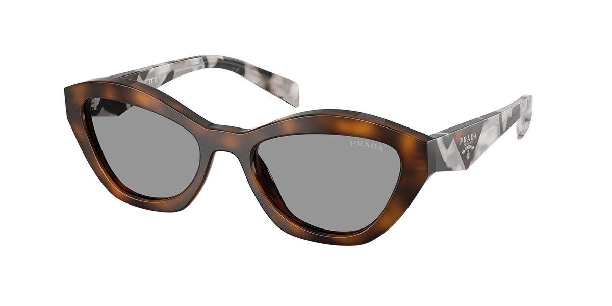 Prada PR A02S 20D50Q, Tortoiseshell frame, Grey lenses