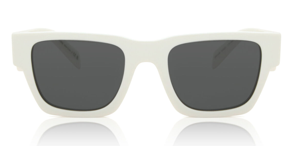 Prada PR A06S 17K08Z, White frame, Dark Grey lenses