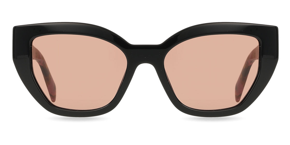 Prada PR A09S 12O10D, Brown frame, Light Brown lenses